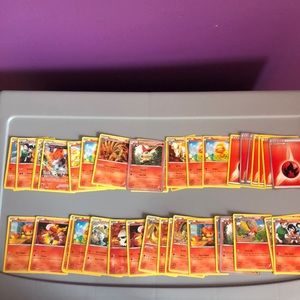 Fire type Pokémon cards